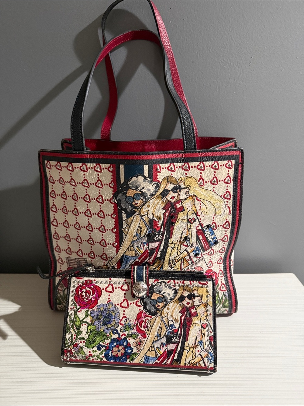 Brighten fashionista bag includes matching wallet. GUC. $350 just for bag